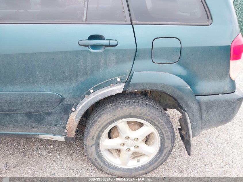 2003 Toyota Rav4 VIN: JTEHH20VX36080245 Lot: 39558948