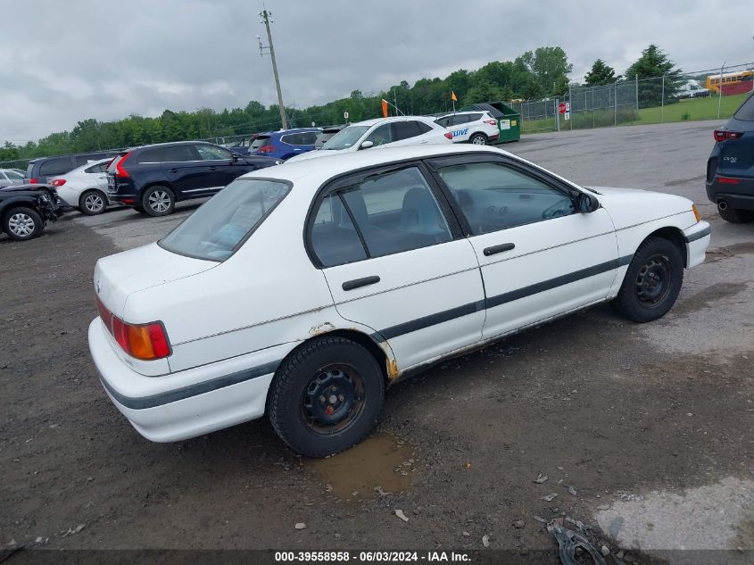 1991 Toyota Tercel Le VIN: JT2EL44A7M0069080 Lot: 39558958