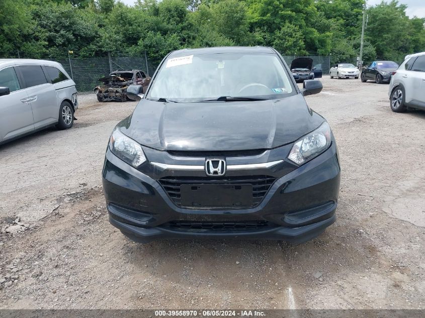 2018 Honda Hr-V Lx VIN: 3CZRU6H30JG705577 Lot: 39558970