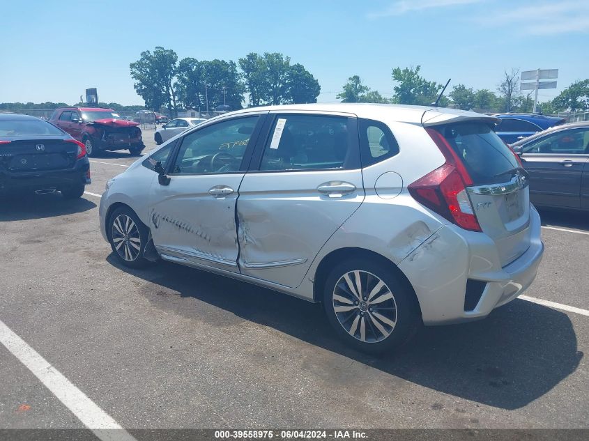 2015 Honda Fit Ex/Ex-L VIN: 3HGGK5H85FM704895 Lot: 39558975