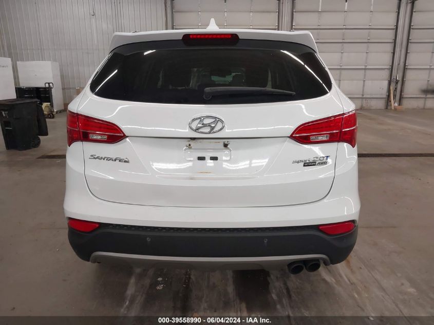 2015 Hyundai Santa Fe Sport 2.0L Turbo VIN: 5XYZWDLAXFG263150 Lot: 39558990