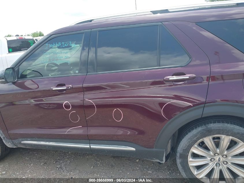 2022 Ford Explorer Limited VIN: 1FMSK7FH7NGB23099 Lot: 39558999