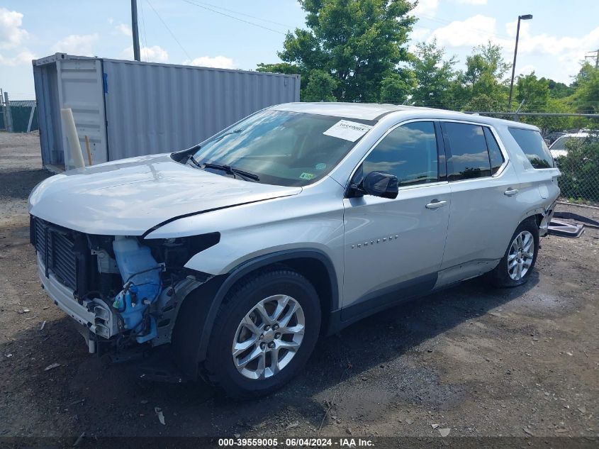 2018 Chevrolet Traverse Ls VIN: 1GNERFKW9JJ244944 Lot: 39559005