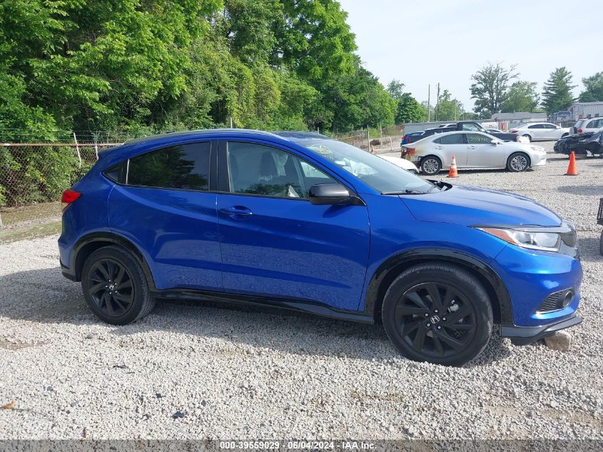 2021 Honda Hr-V Awd Sport VIN: 3CZRU6H1XMM756458 Lot: 39559029