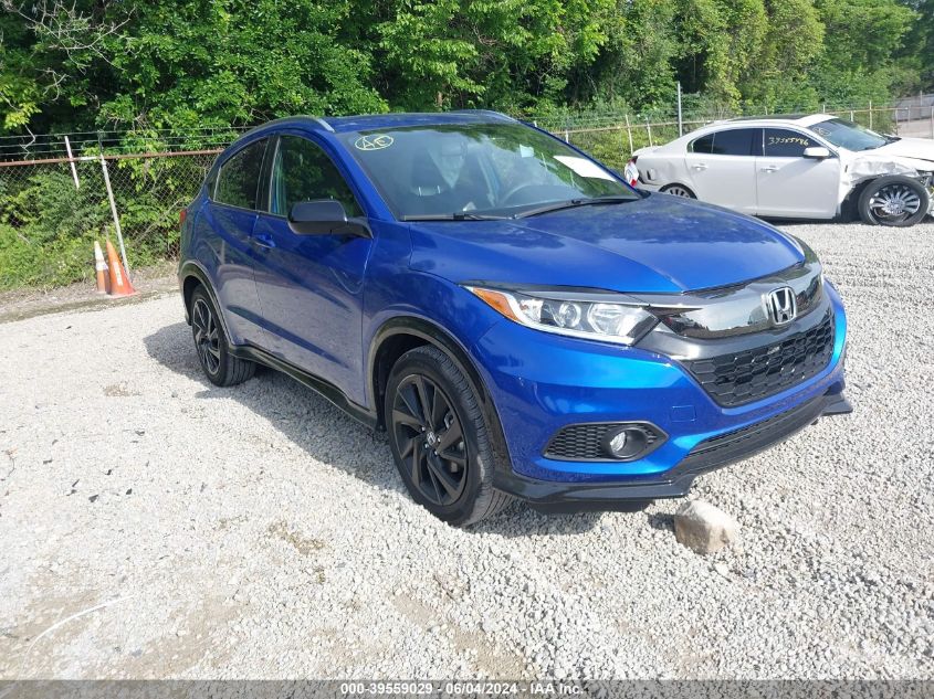 2021 Honda Hr-V Awd Sport VIN: 3CZRU6H1XMM756458 Lot: 39559029