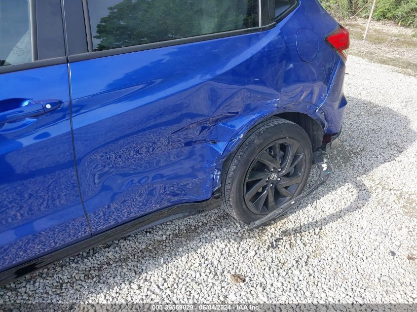 2021 Honda Hr-V Awd Sport VIN: 3CZRU6H1XMM756458 Lot: 39559029