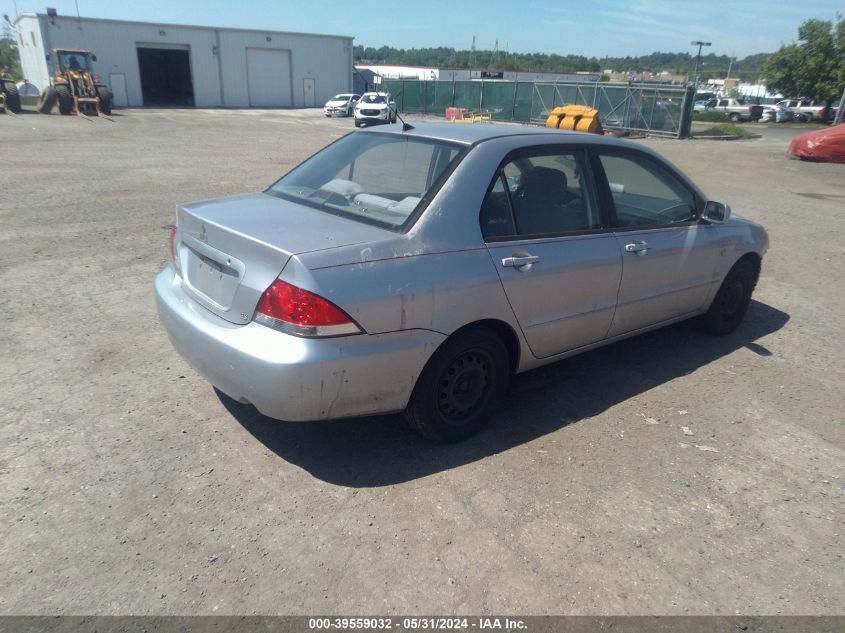 2005 Mitsubishi Lancer Es VIN: JA3AJ26E05U002538 Lot: 39559032