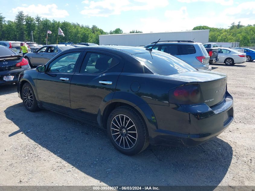 2013 Dodge Avenger Sxt VIN: 1C3CDZCB6DN711699 Lot: 39559037