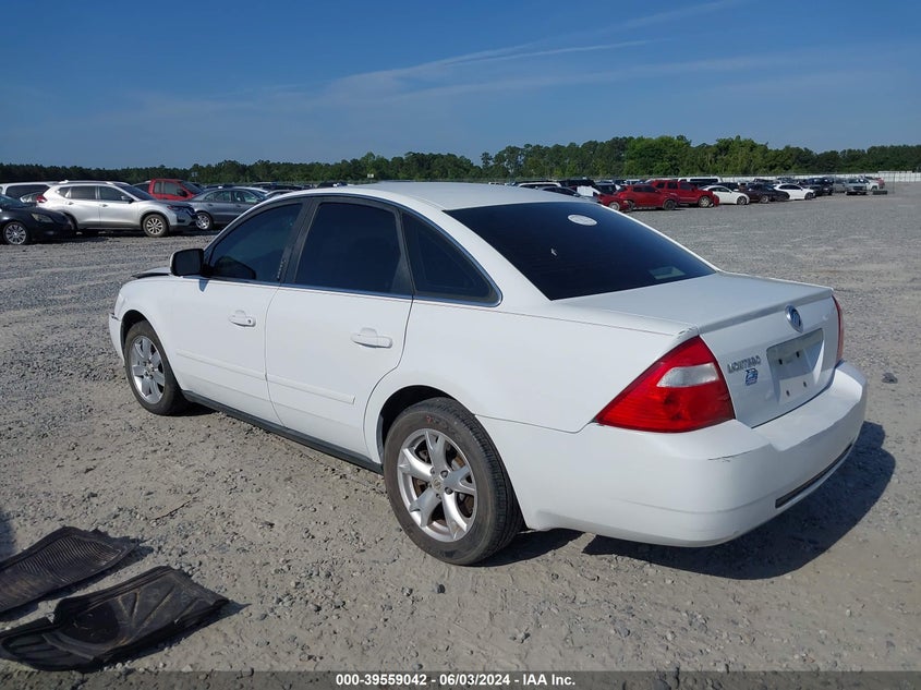 2005 Mercury Montego Luxury VIN: 1MEFM40125G607027 Lot: 39559042