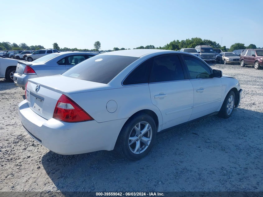 2005 Mercury Montego Luxury VIN: 1MEFM40125G607027 Lot: 39559042