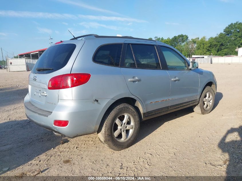 2007 Hyundai Santa Fe Gls VIN: 5NMSG13D57H014401 Lot: 39559044