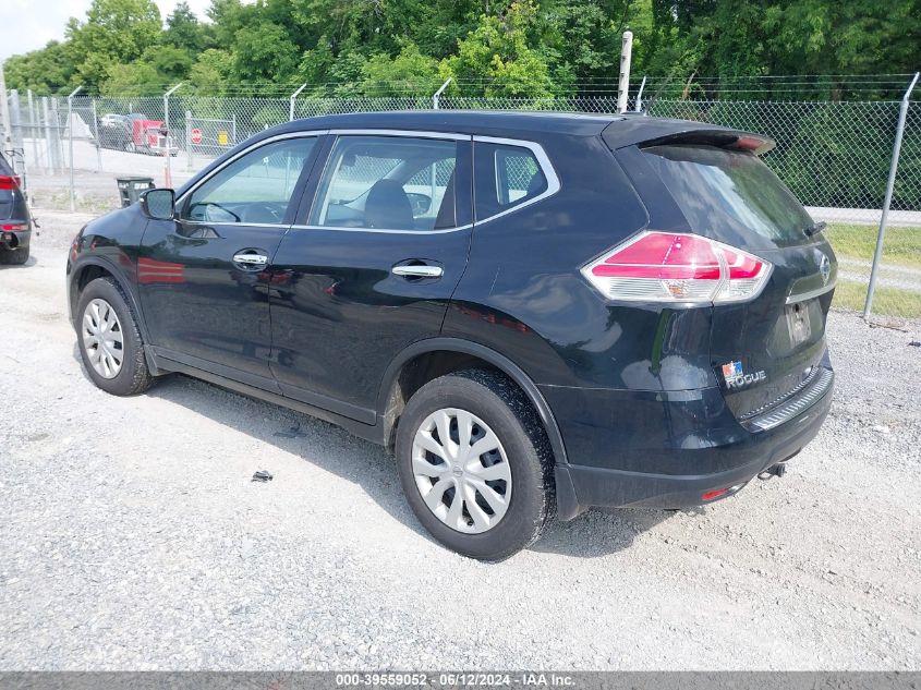 2015 Nissan Rogue S VIN: KNMAT2MV6FP564782 Lot: 39559052