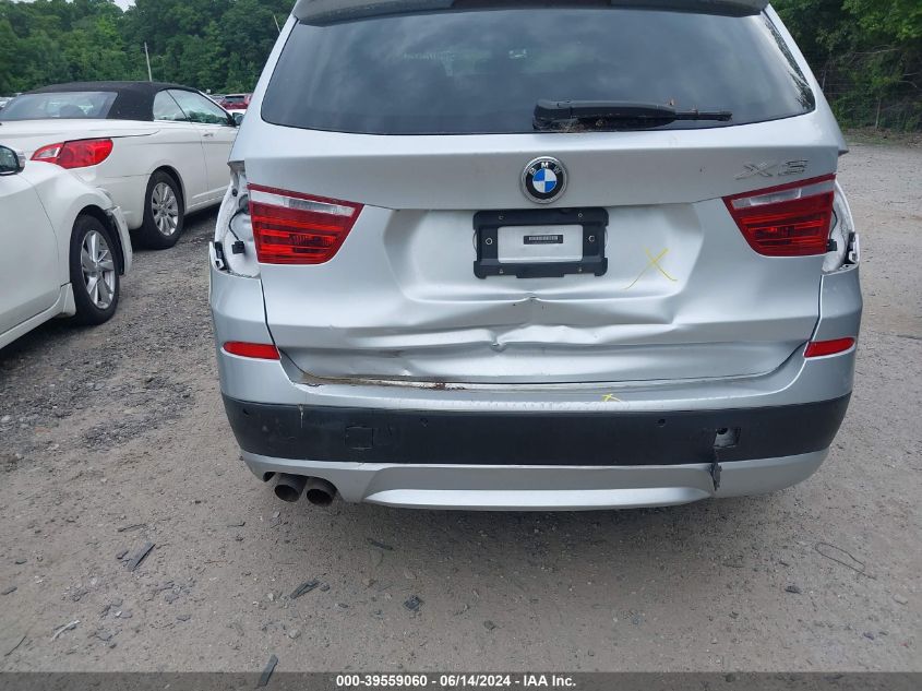 2011 BMW X3 xDrive28I VIN: 5UXWX5C53BL703327 Lot: 39559060