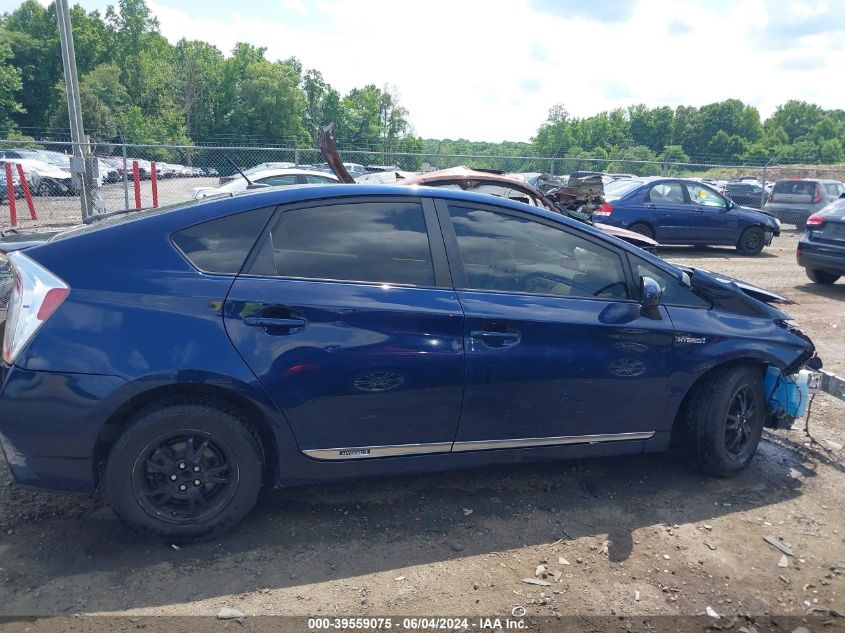 2012 Toyota Prius Three VIN: JTDKN3DU0C1511635 Lot: 39559075