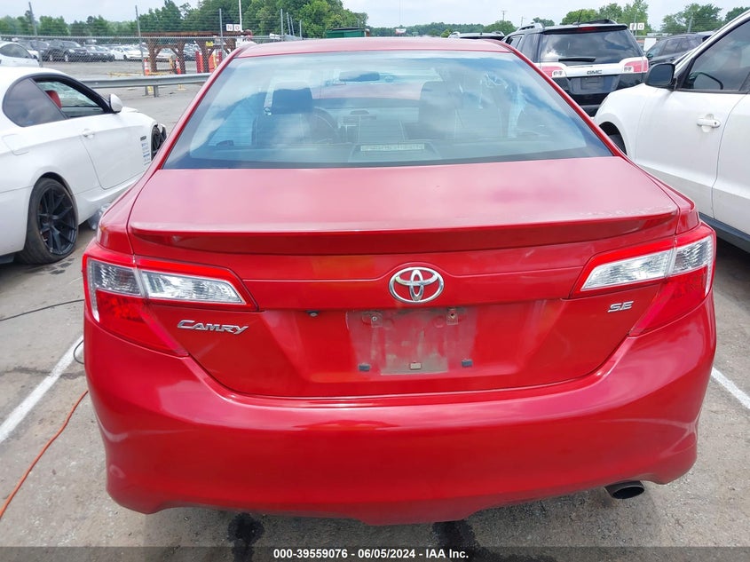 2013 Toyota Camry Se VIN: 4T1BF1FK3DU660159 Lot: 39559076