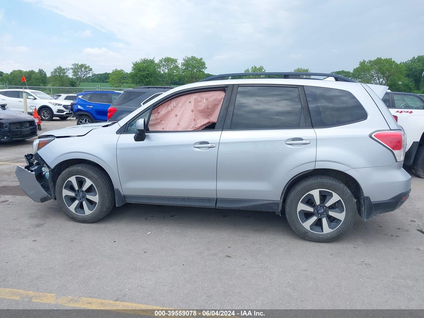 2018 Subaru Forester 2.5I Premium VIN: JF2SJAEC1JH506827 Lot: 39559078
