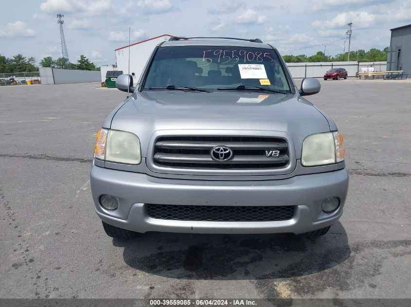 2003 Toyota Sequoia Sr5 V8 VIN: 5TDBT44A83S197687 Lot: 39559085