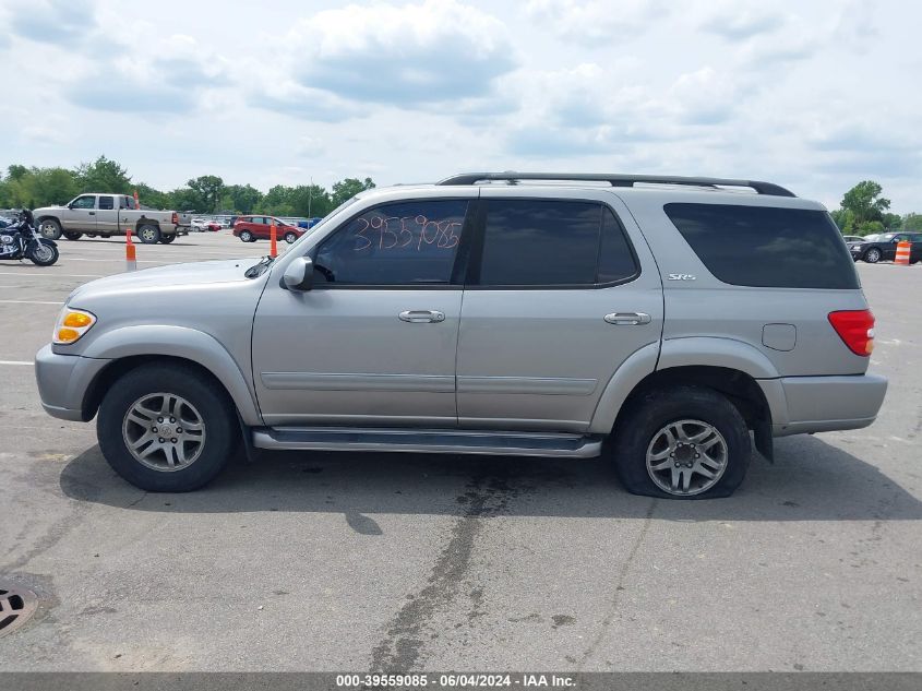 2003 Toyota Sequoia Sr5 V8 VIN: 5TDBT44A83S197687 Lot: 39559085