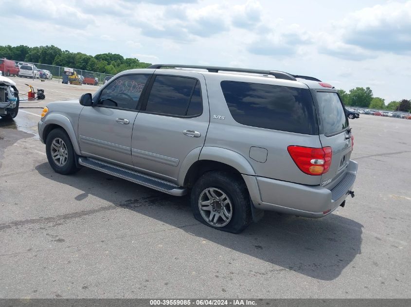 2003 Toyota Sequoia Sr5 V8 VIN: 5TDBT44A83S197687 Lot: 39559085