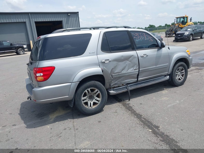 2003 Toyota Sequoia Sr5 V8 VIN: 5TDBT44A83S197687 Lot: 39559085