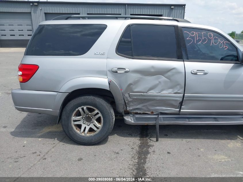 2003 Toyota Sequoia Sr5 V8 VIN: 5TDBT44A83S197687 Lot: 39559085