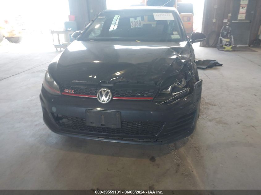 2017 VOLKSWAGEN GOLF GTI AUTOBAHN 4-DOOR/S 4-DOOR/SE 4-DOOR/SPORT 4-DOOR - 3VW547AU3HM016512