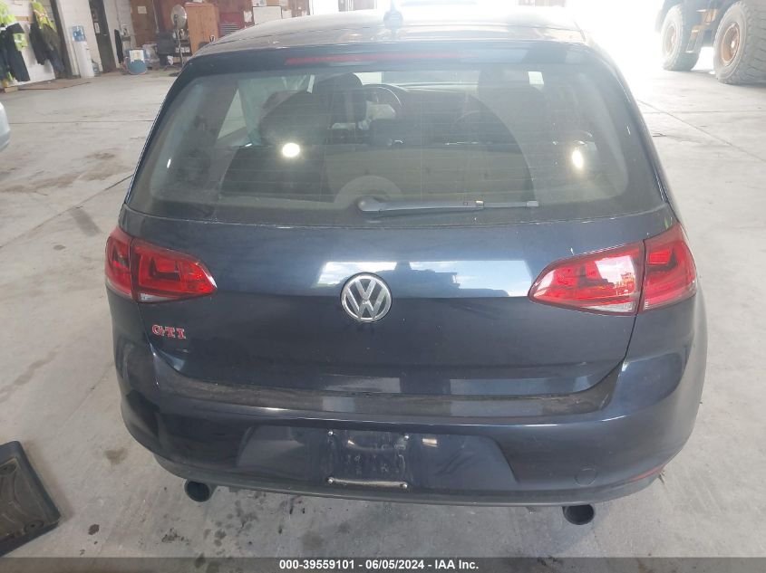 2017 VOLKSWAGEN GOLF GTI AUTOBAHN 4-DOOR/S 4-DOOR/SE 4-DOOR/SPORT 4-DOOR - 3VW547AU3HM016512