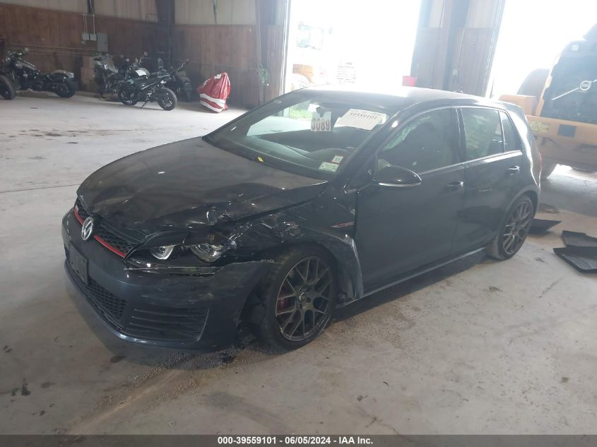 2017 VOLKSWAGEN GOLF GTI AUTOBAHN 4-DOOR/S 4-DOOR/SE 4-DOOR/SPORT 4-DOOR - 3VW547AU3HM016512