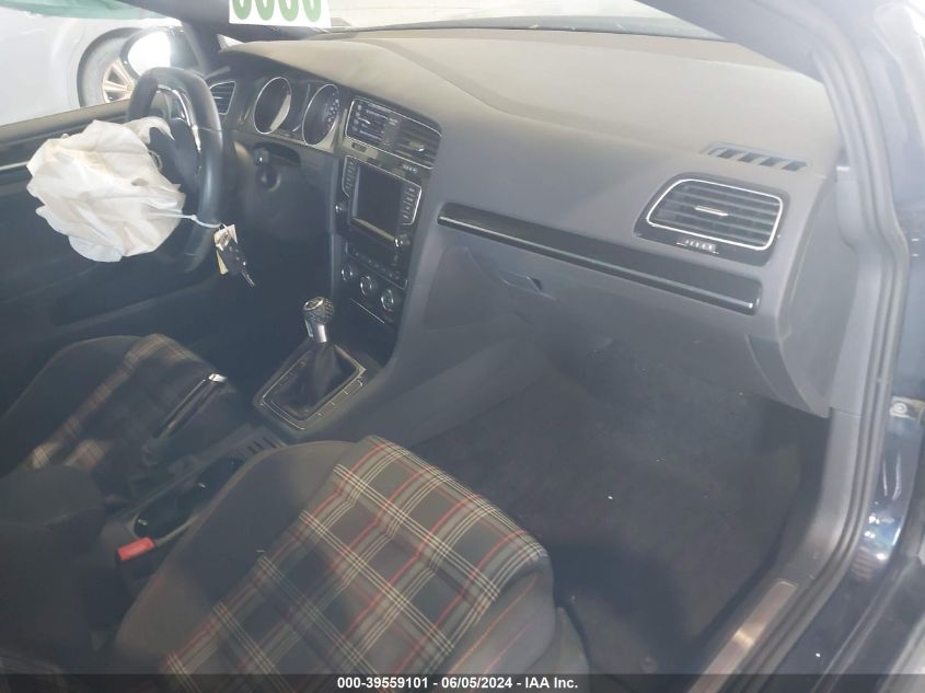 2017 VOLKSWAGEN GOLF GTI AUTOBAHN 4-DOOR/S 4-DOOR/SE 4-DOOR/SPORT 4-DOOR - 3VW547AU3HM016512