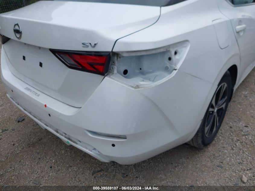 2022 Nissan Sentra Sv VIN: 3N1AB8CVXNY254366 Lot: 39559107