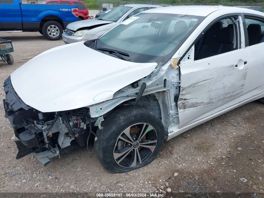 2022 Nissan Sentra Sv VIN: 3N1AB8CVXNY254366 Lot: 39559107