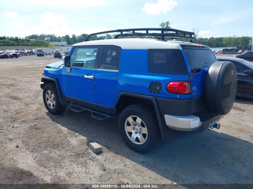 2007 Toyota Fj Cruiser VIN: JTEBU11F570027562 Lot: 39559110