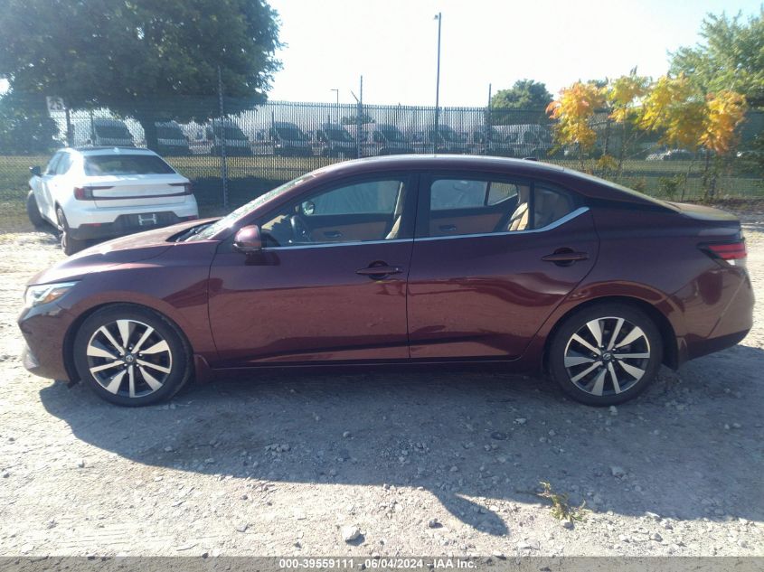 2020 Nissan Sentra Sv Xtronic Cvt VIN: 3N1AB8CV1LY297815 Lot: 39559111