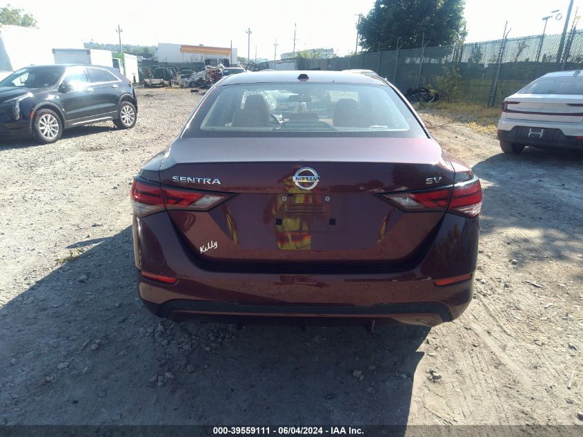 2020 Nissan Sentra Sv Xtronic Cvt VIN: 3N1AB8CV1LY297815 Lot: 39559111