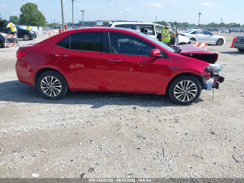 VIN 2T1BURHE9KC235782 2019 TOYOTA COROLLA XLE