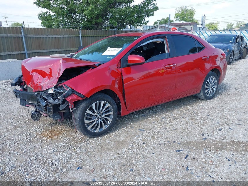 VIN 2T1BURHE9KC235782 2019 TOYOTA COROLLA XLE