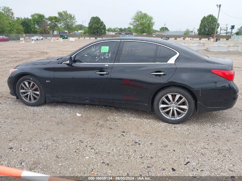 2017 Infiniti Q50 3.0T Premium VIN: JN1EV7AR9HM834918 Lot: 39559134