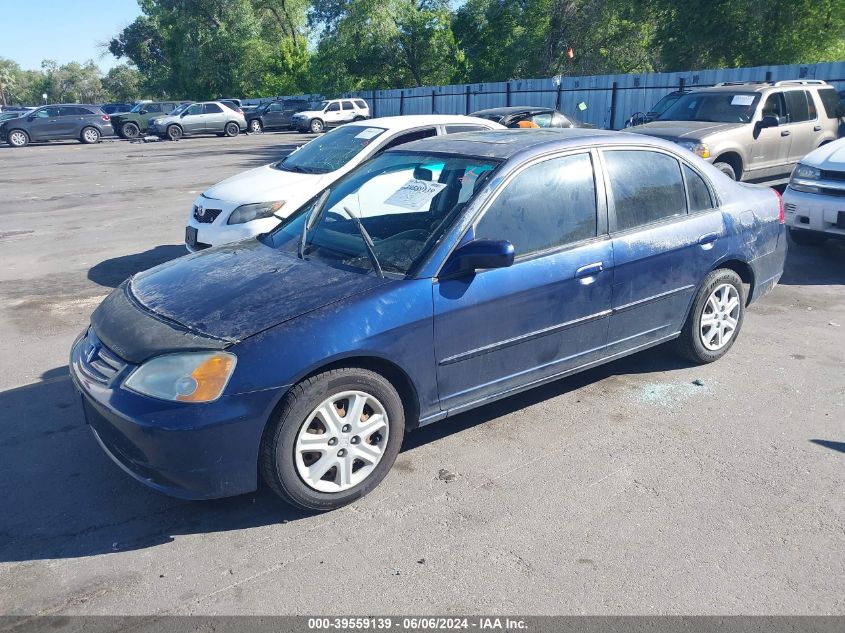 2003 Honda Civic Ex VIN: 2HGES26713H528969 Lot: 39559139