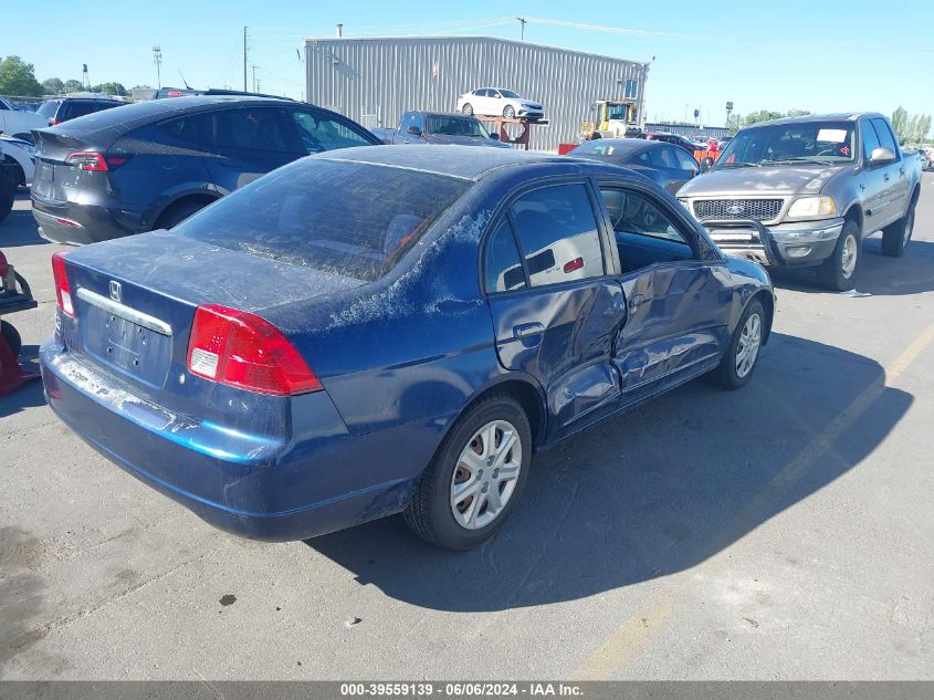 2003 Honda Civic Ex VIN: 2HGES26713H528969 Lot: 39559139