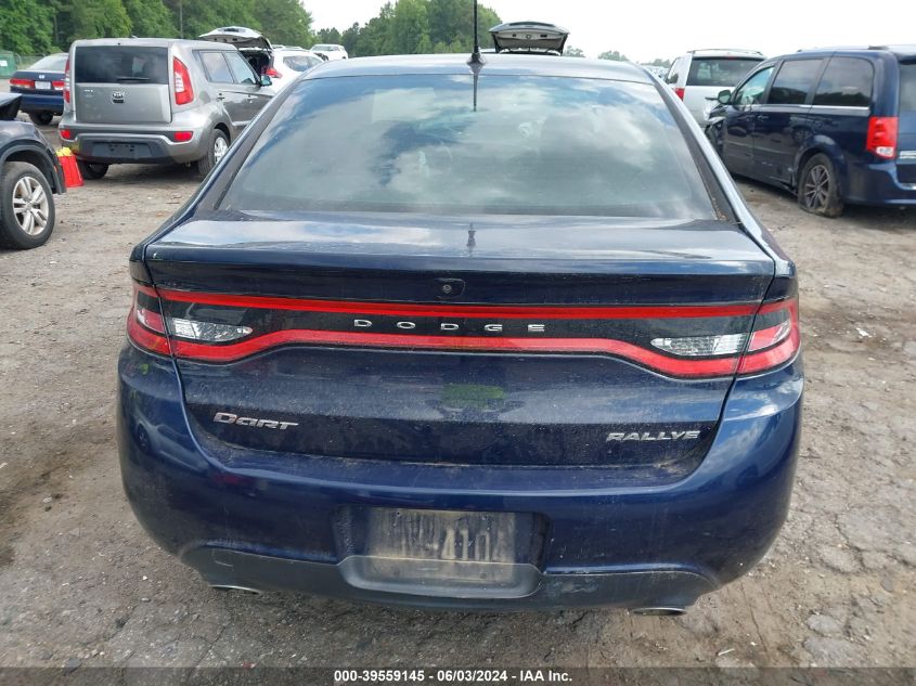 2013 Dodge Dart Rallye VIN: 1C3CDFBA7DD284157 Lot: 39559145