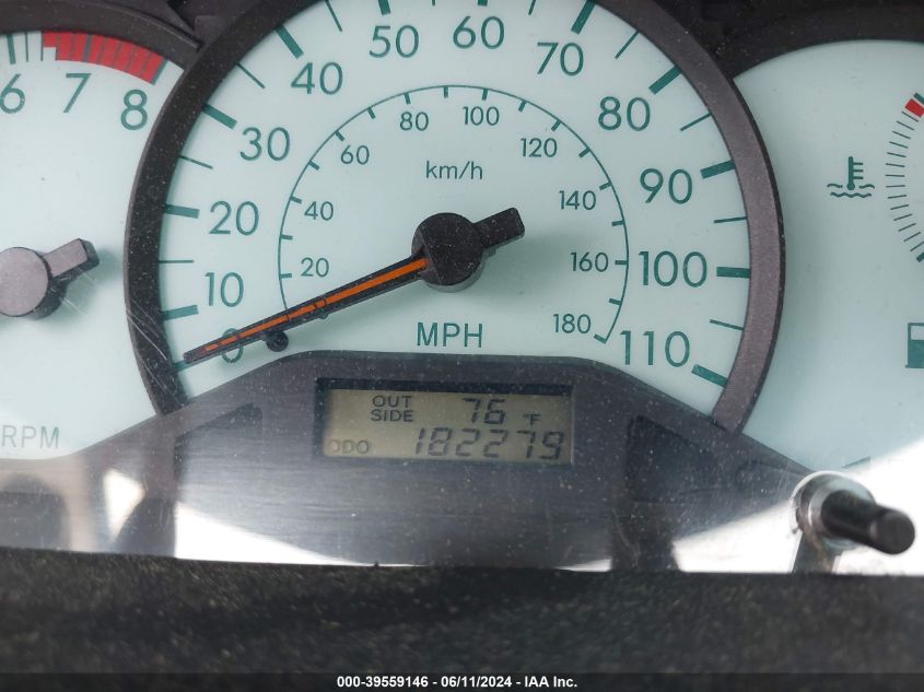 2003 Toyota Corolla Le VIN: 2T1BR32E03C124630 Lot: 39559146