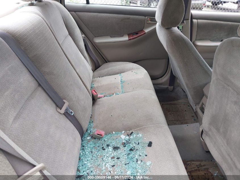 2003 Toyota Corolla Le VIN: 2T1BR32E03C124630 Lot: 39559146