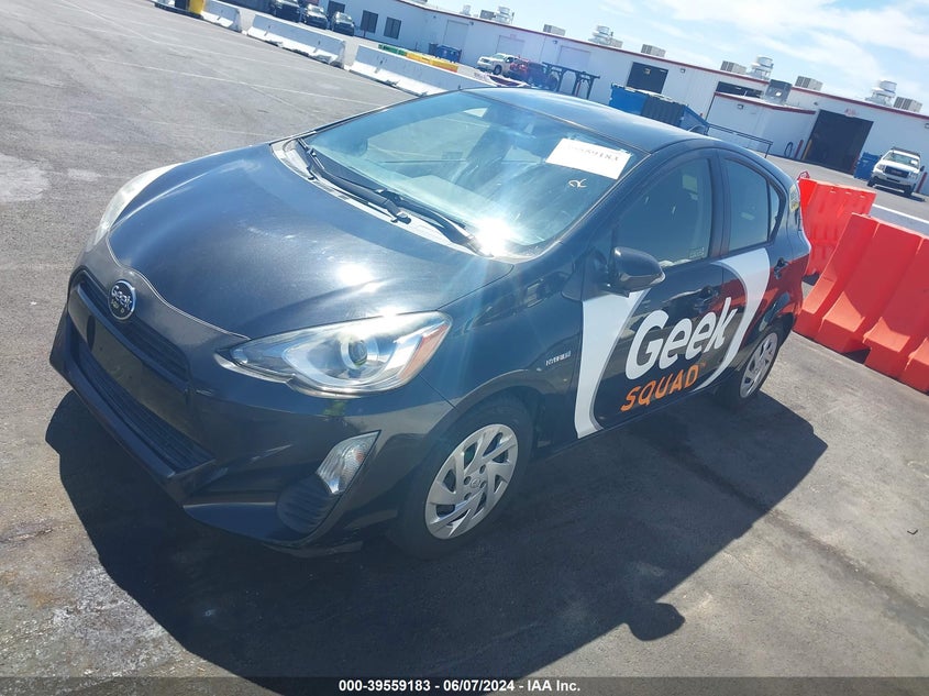 2016 Toyota Prius C Two VIN: JTDKDTB31G1124823 Lot: 39559183