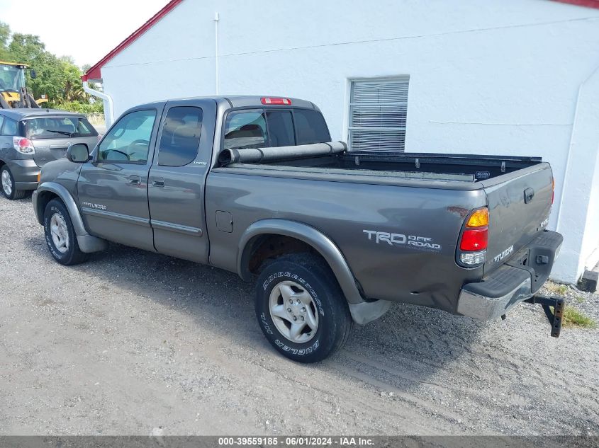 2003 Toyota Tundra Ltd V8 VIN: 5TBBT48163S436124 Lot: 39559185