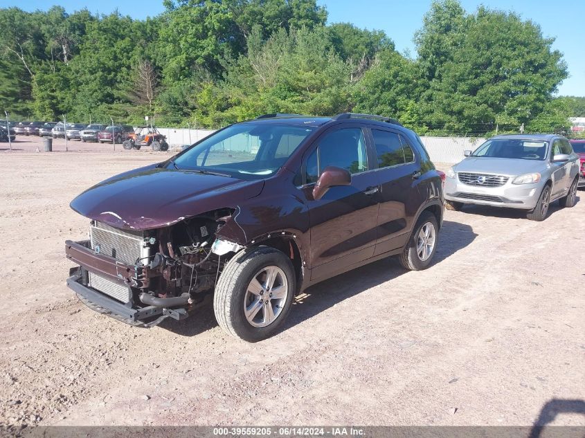 2020 Chevrolet Trax Fwd Lt VIN: KL7CJLSB6LB345825 Lot: 39559205