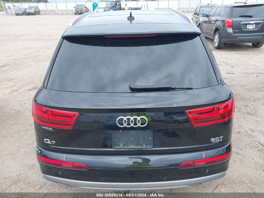 2017 Audi Q7 3.0T Premium VIN: WA1LAAF71HD034225 Lot: 39559214