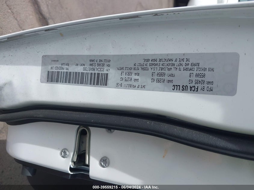 2016 Dodge Charger Srt Hellcat VIN: 2C3CDXL98GH317393 Lot: 39559215