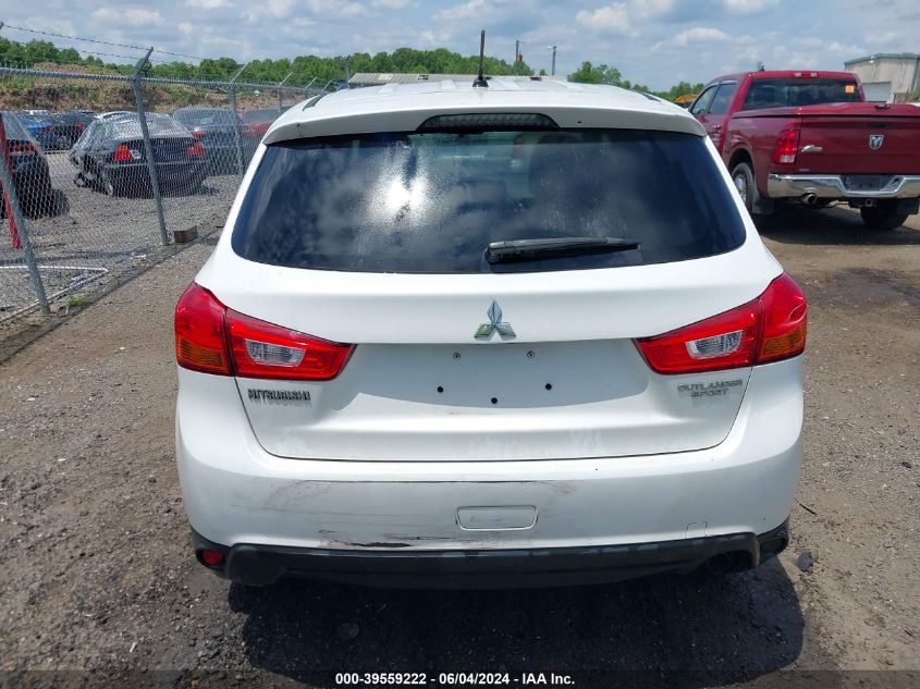 2015 Mitsubishi Outlander Sport Es VIN: 4A4AP3AU2FE018605 Lot: 39559222