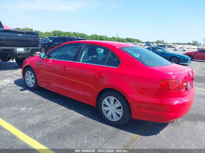 2013 Volkswagen Jetta 2.5L Se VIN: 3VWDP7AJ8DM395560 Lot: 39559228