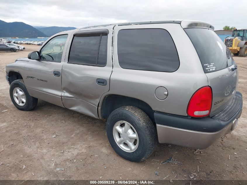 2000 Dodge Durango VIN: 1B4HS28N1YF141836 Lot: 39559239